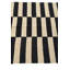 Tapis noir et blanc Ohlson