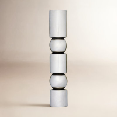 Paulding Aluminum Pillar Candle Holder