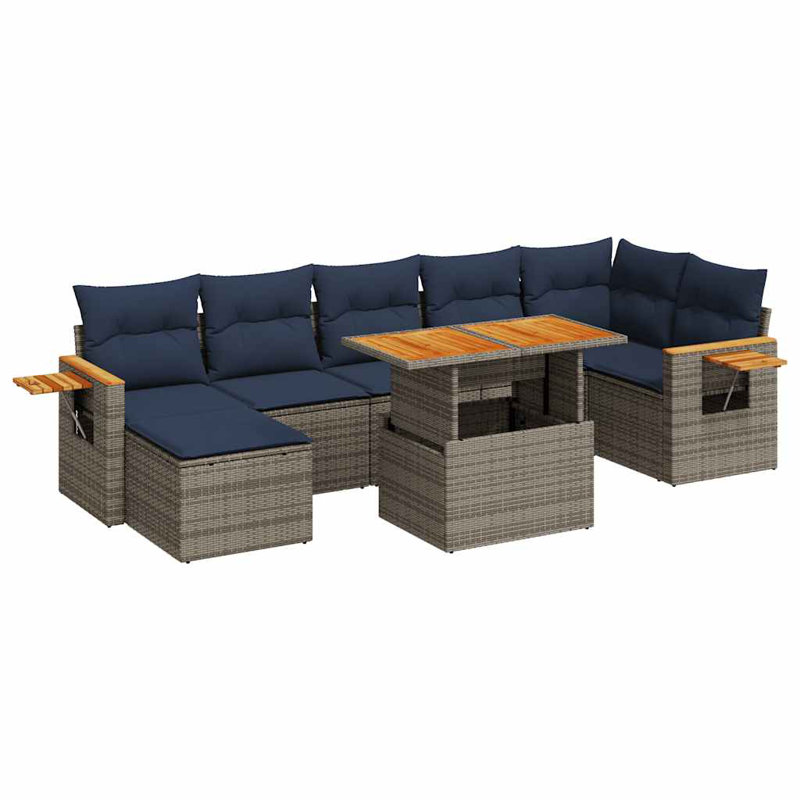 62cm Wide Patio Sofa with Cushions