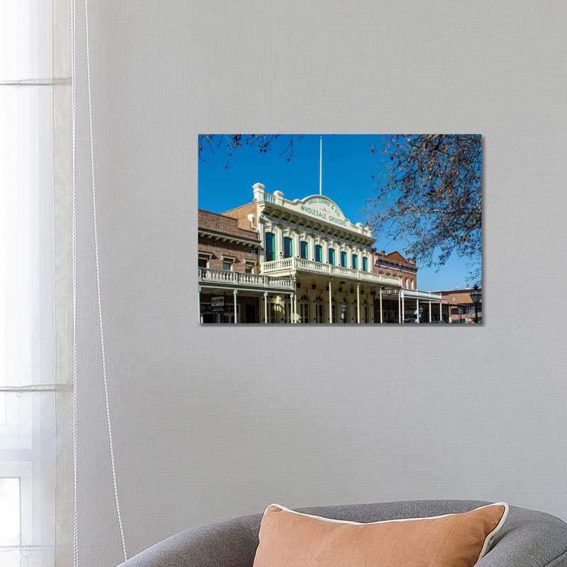 Old Sacramento Historic District I Sacramento California 1 Piece Wrapped Canvas Wall Art