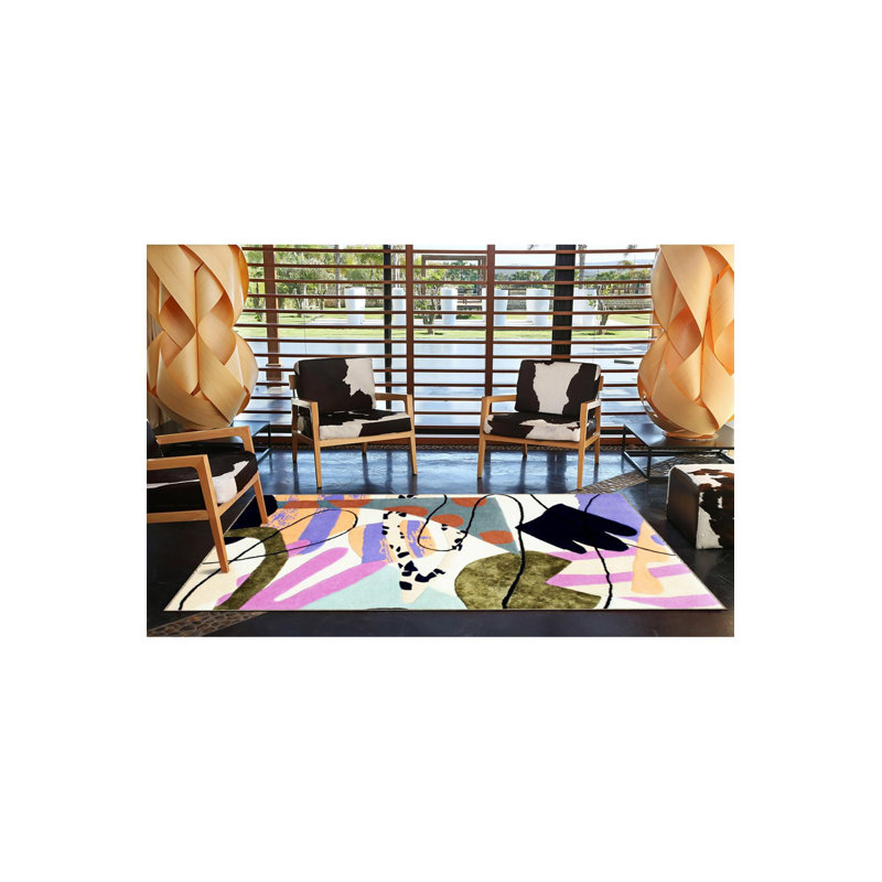 Tapis lavable Modern, Sous-tapis carré 3 pi 3 po inclus