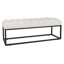 Banc rembourré pour chambre en métal-111670826