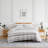 Coastal Stripes Down Alternative Oversized Comforter Set with Shams by Southshore Fine Linens-1154239119-1154239131
