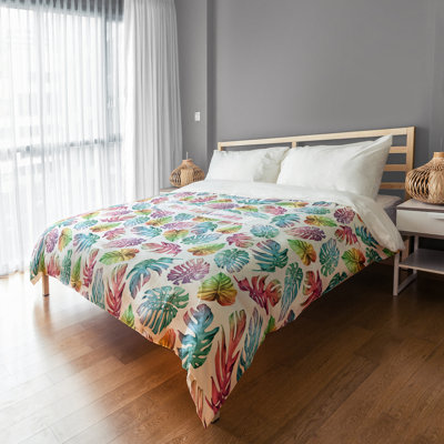 Polyester Floral Duvet Cover