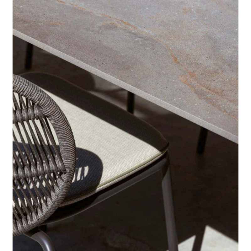 Kodo Outdoor Dining Table, Fossil Gray, Portland, 30'' H x 110'' W x 42'' D