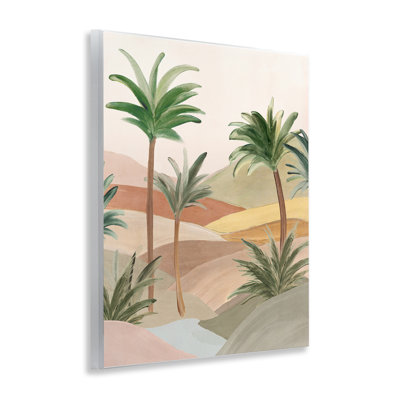 Plaque murale Desert Oasis Palms, design par Ian C.