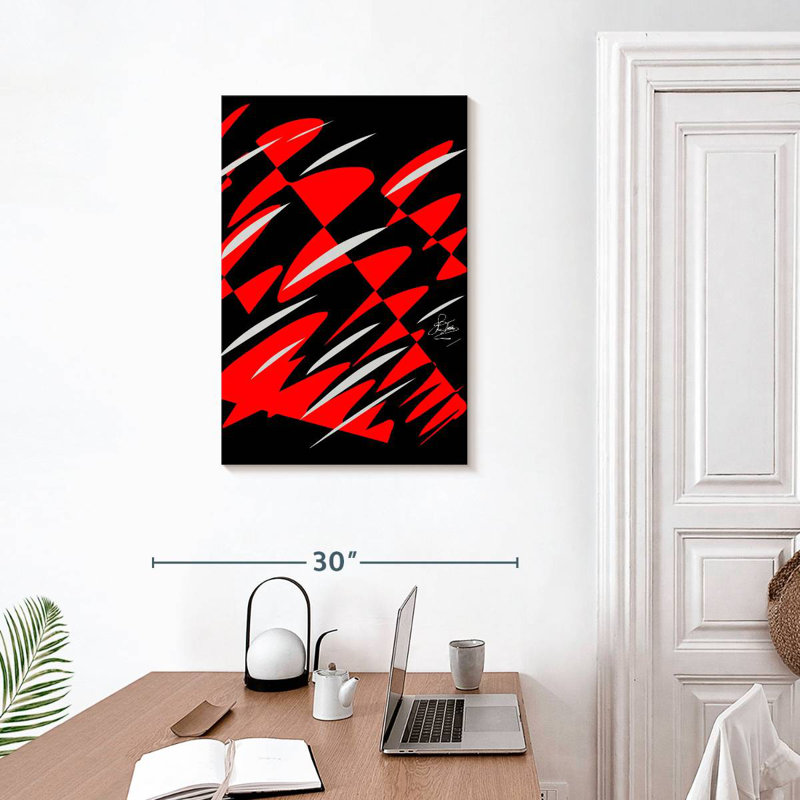 Avery Reflections - rouge, H 30 po x l 20 po