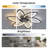 30.7In Ceiling Fan With Lights, Remote Control 3 Color Temperatures,6 Gear Wind Speed Fan Light
