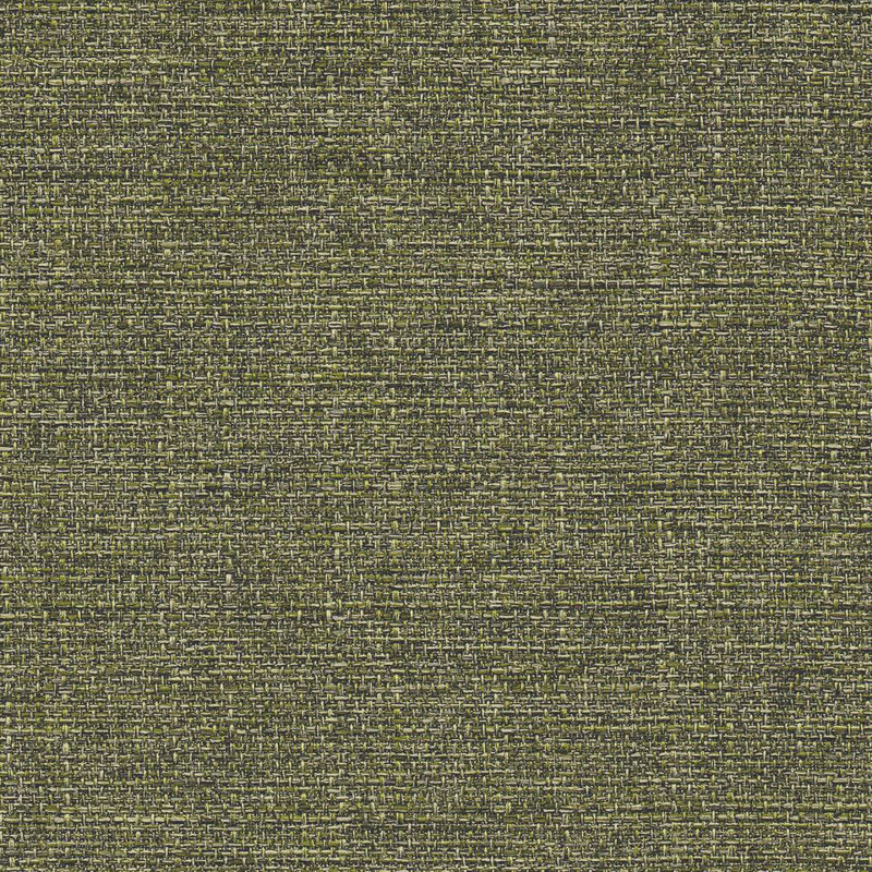 Mayen 19" Wide Round Storage Ottoman, Green Tweed