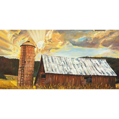 Hay barn - 15.75"x31.50" Desk mat