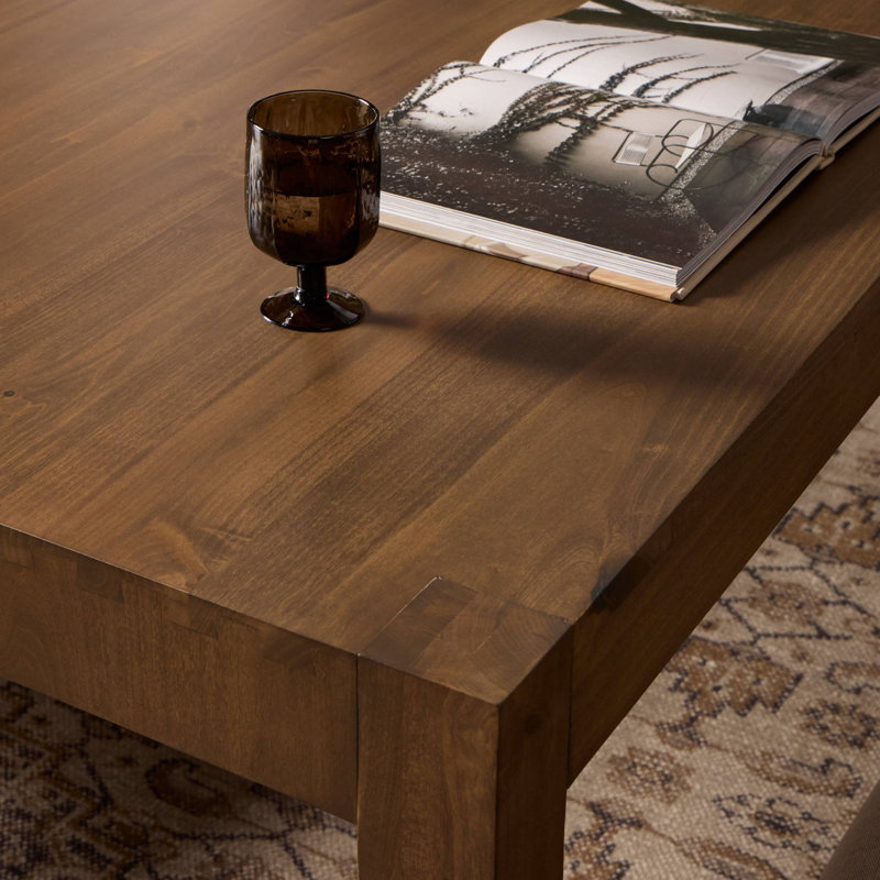 Isador Solid Wood Dining Table, 30" H x 96" L x 42" W, Auburn Poplar