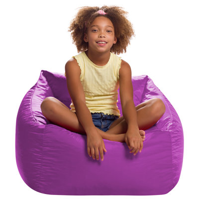 Fauteuil à billes avec siège structuré pour enfants, adolescents et adultes, fauteuil à billes confortable pour jouer, lire et regarder la télévision, fauteuil Coronado, plusieurs couleurs et tissus