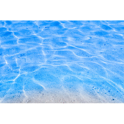 Eau bleue brillante - peinture sur toile tendue