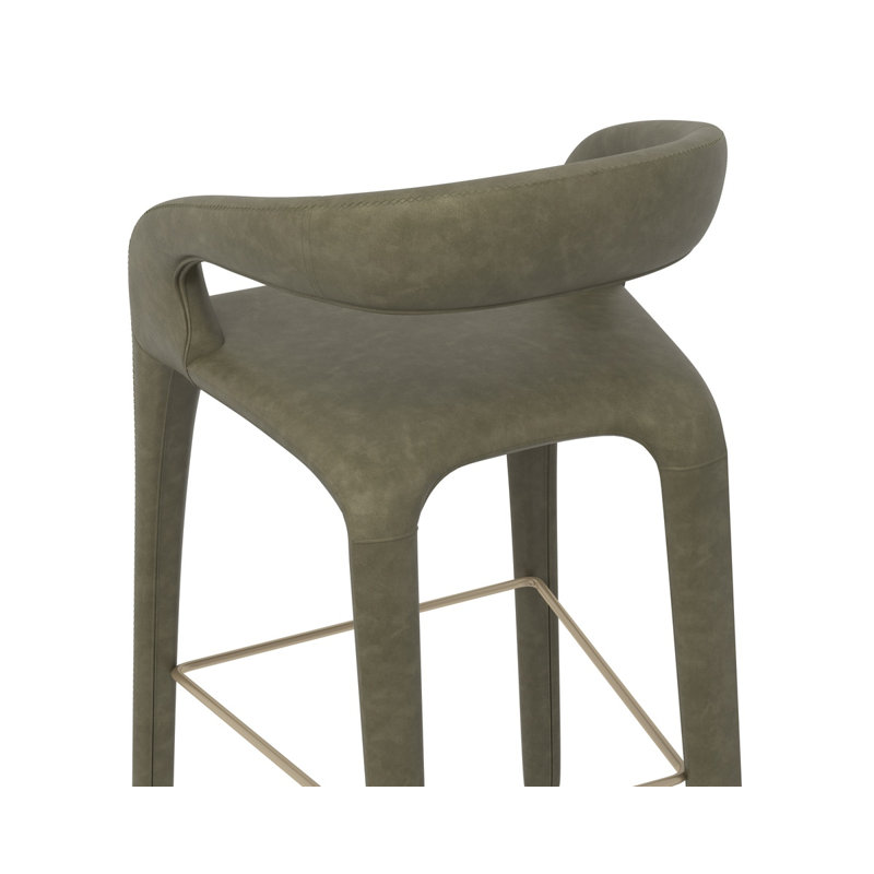 Atika Upholstered Bar Stool, Ivanhoe Pine, Bar Stool (29.75" Seat Height)