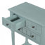 Console étroite, table de canapé mince avec trois tiroirs de rangement et tablette inférieure, table de couloir-933877660