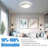 12 Inch LED Round Flat Panel Light, 14W 4000K Cool White, Dimmable, Modern Flush Mount Ceiling Light Fixture, for Kitchen, Bedroom, Laundry, ETL Listed