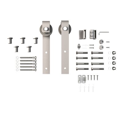 Rail System Standard Single Barn Door Hardware Kit -  Renin, SB78RR-WT-ECOM