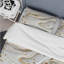 Glamorous Gold And White Marble Pearl Opulence II - Ensemble de housse de couette en marbre-136324780