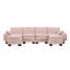 Canapé modulaire modulaire, canapé à assise profonde, canapé en velours côtelé, meubles rembourrés confortables pour salon, appartement, studio, bureau, ayant plusieurs combinaisons-178838395