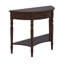 Petite console d'entrée en bois avec tiroir et tablette de rangement-2052653789