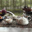 China Floral Teapot Set