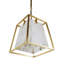 Stacey 4 - Light Unique / Statement Geometric Chandelier with Alabaster Accents-46491910