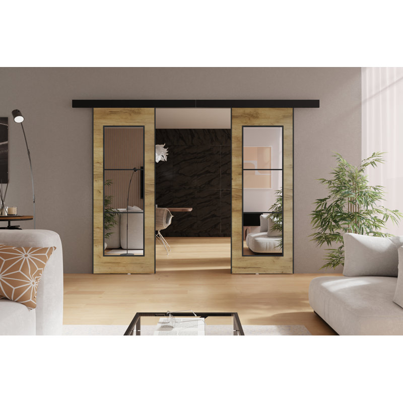 DOOR TORI 2, Brown, 154cm x 205cm