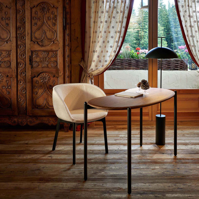 Geen-A LED Task Floor Lamp, White