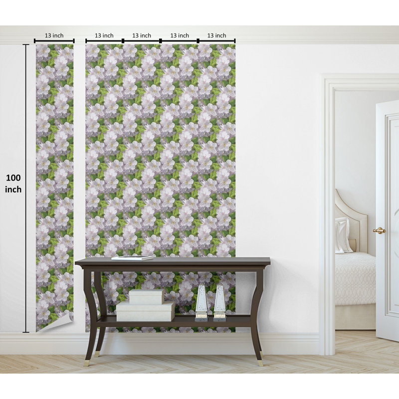 Torrick Roll, L 100 po x l 13 po, Vert fougère / gris pâle