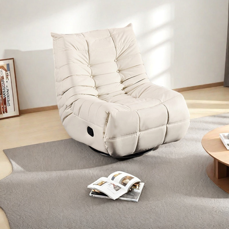 Fauteuil inclinable en tissu de conception ergonomique, Orange