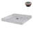 Streamline 36 in. x 36 in. Corner Acrylic Shower Base in Matte Marble with Center Drain, Drain Included-118934356
