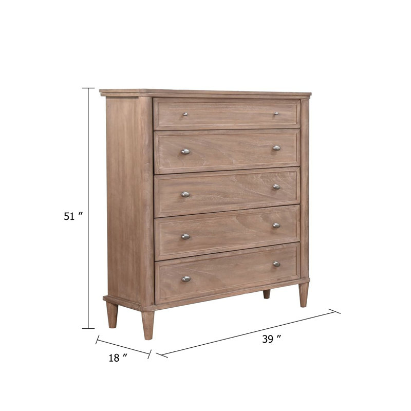 Commode 5 tiroirs Flora