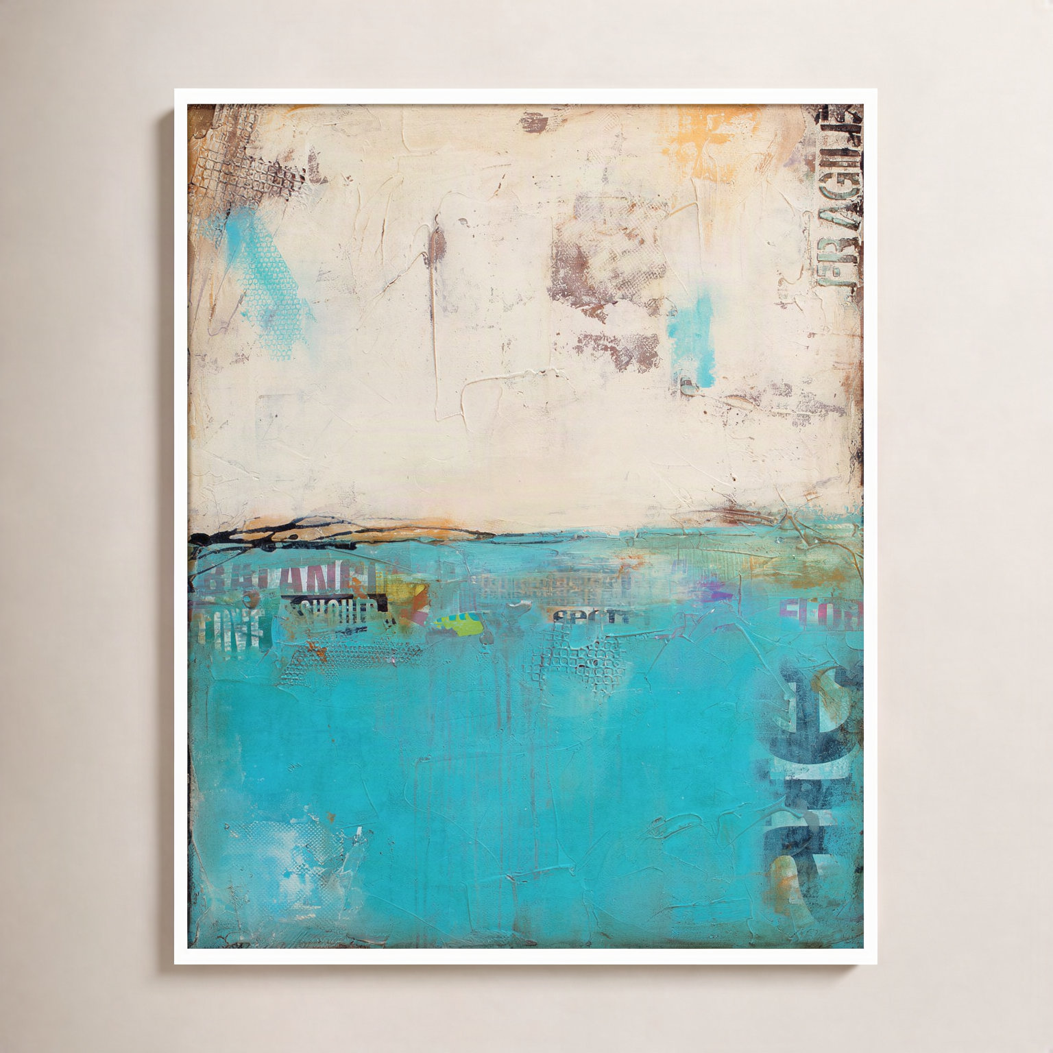 Urban Edge Print by Erin Ashley, 41" H x 33" W, White