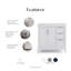 Elizabeth 36" Single Bathroom Vanity Set with Mirror-1450795250-1450795251