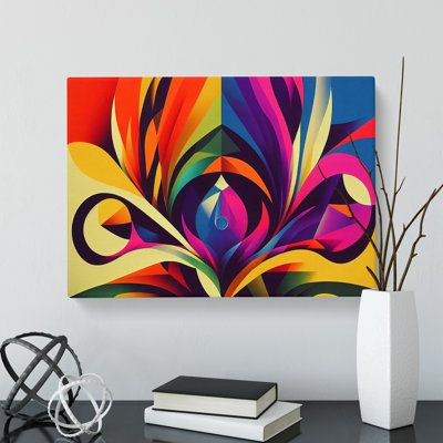 Cosmopolitan Abstract Art - Wrapped Canvas