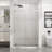 48" W X 72" H Sliding Glass Shower Door, Finish, 1/4"  6Mm  Tempered Glass, Easy - Clean, Adjustable Width 44 48 In, Waterproof Sealing, Quiet Operation, Frame Door With Clear Proof, Width,