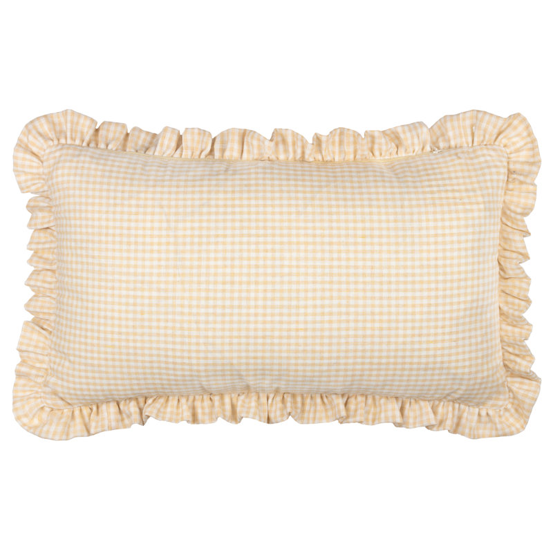 Les Petite Fleurs Floral Beige Rectangular Cushion Cover