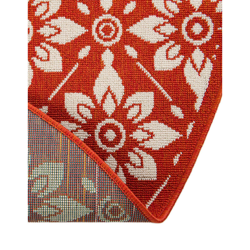 Tapis d'extérieur à treillis, Rond 6 pi 1 po