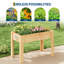Wood Raised Garden Bed