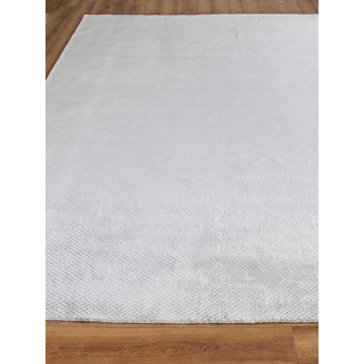 Pearl Viscose Geometric Indoor Rug