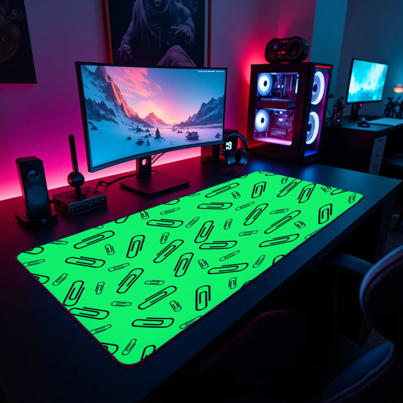 Polyester Desk Pad, 14.4x12.1