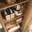 Armoire de rangement rustique de style rustique pour la cuisine, la buanderie ou les espaces de vie, étagères réglables, utilisations diverses
