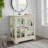 LED Curio Display Cabinet With Adjustable Shelves And Magnetic Closure, Retro Design For Showcasing Precious Possessions-550619350