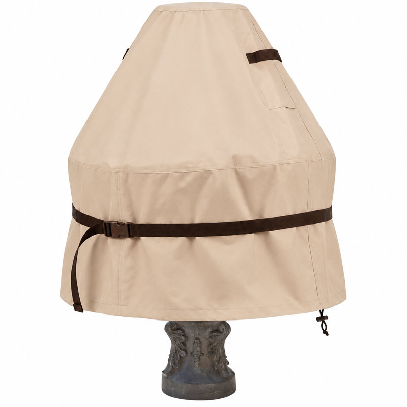 Housse de protection hivernale imperméable pour fontaine avec cordon de serrage, 114 cm (45 po) de hauteur