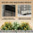 Outdoor Planter Box,Modern Elevated Planter Box,Raised Garden Bed-1854557733