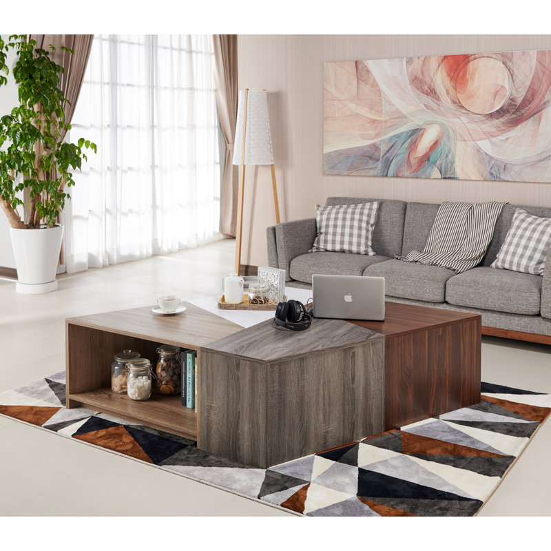Block Coffee Table with Storage