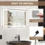 Aluminium Rectangle Mirror-1741954108