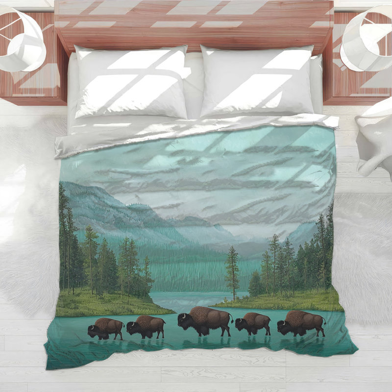 Édredon Bison Bedding, Simple extra long