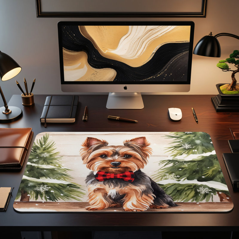 Polyester Desk Pad, 14.4x12.1
