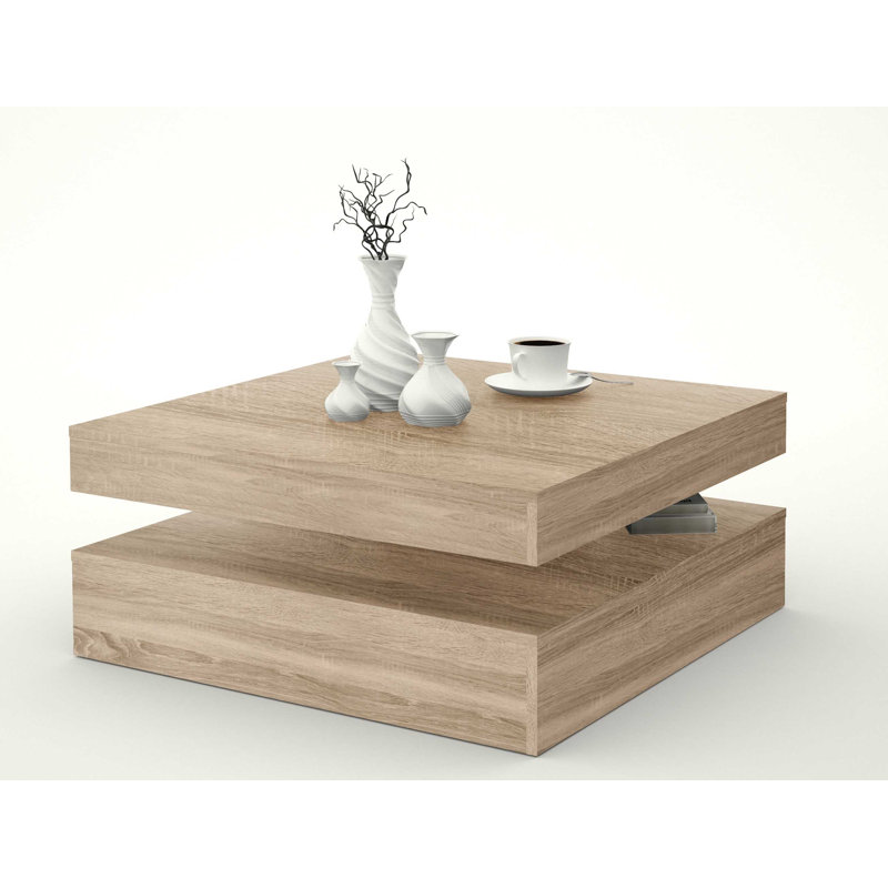 Downer Block Coffee Table, Old oak
